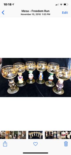 Vintage Goblets Set