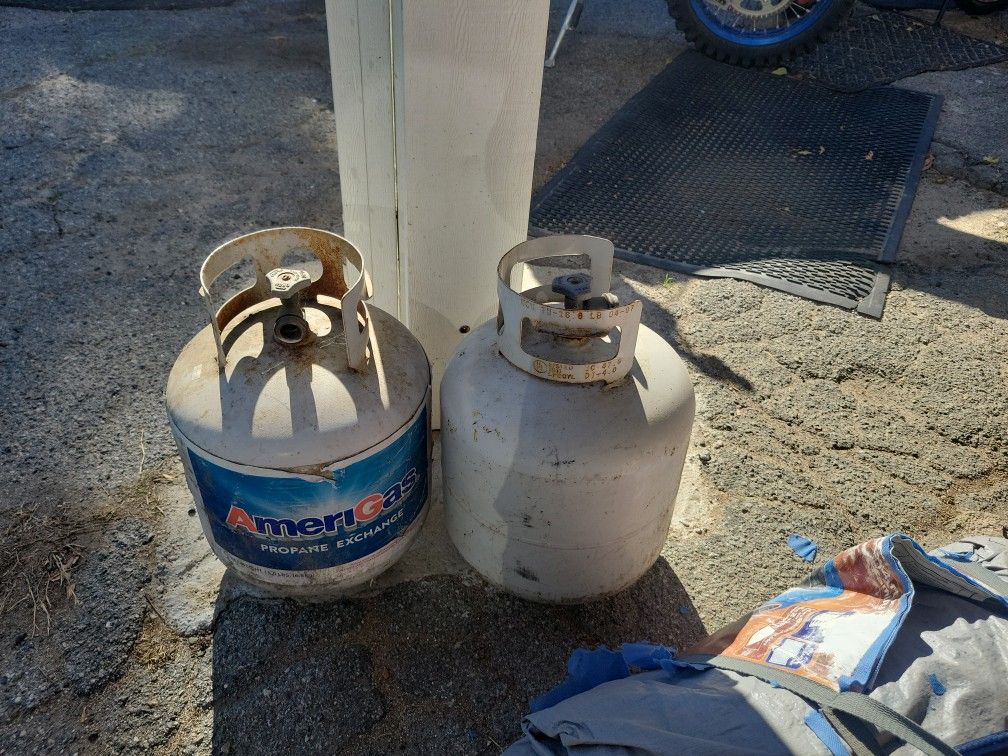 Propane bottles