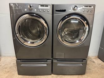 VERY NICE LG WASHER AND ELECTRIC DEYER SET EXCELLENT CONDITIONS