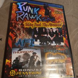 Punk Rawk Show - Taking Back the Airwaves (DVD, 2002) AFI Music Videos OOP