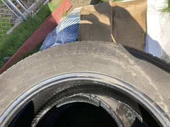 4 Lightly Used Tires 245 /16R18 105H with spare Tire and Jack