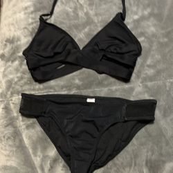 Black Women's Swimwear Bikini Set