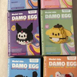 Damo Egg Lego Set (Hello Kitty)