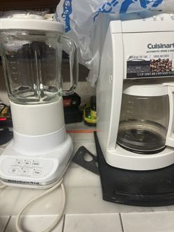 Kitchen Aid Food Processor And Cuisinart Coffe Maker Grind 12 Cup Both 40$