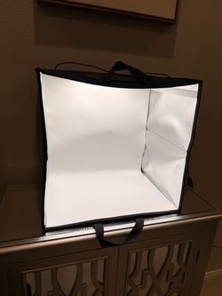 Professional Portable Photo Light Box Tri-Color LED Lights 16x16x16