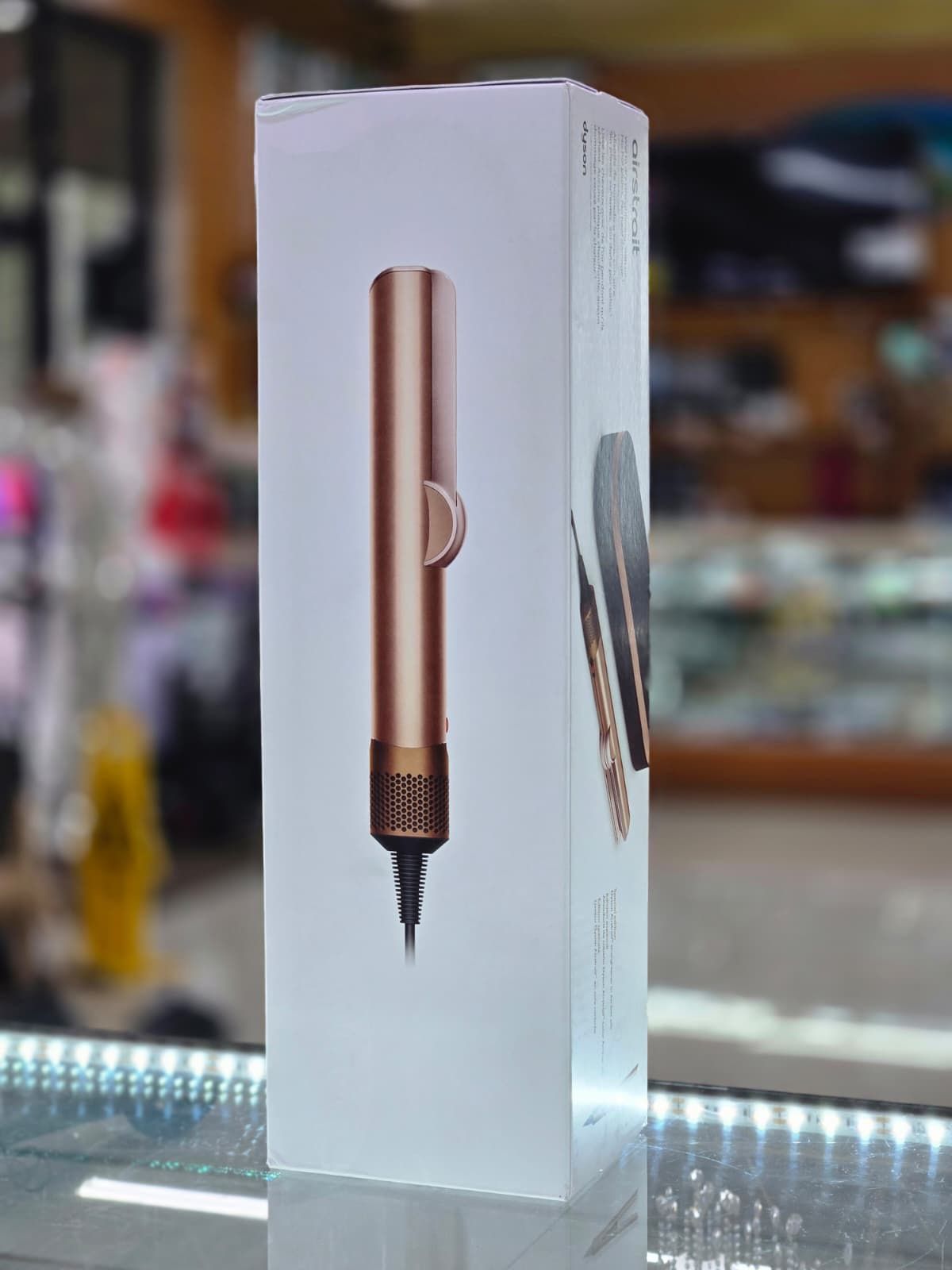 Dyson Special Edition Airstrait Straightener Amber Silk With Case HT01