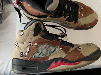 Supreme Jordan 5, Camo, 9.5