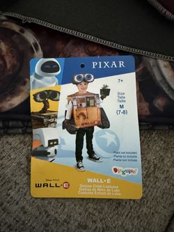 Wall E Kids Costume Size M 7-8