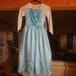 Princess ELSA Frozen Size 8 Dress with accessories