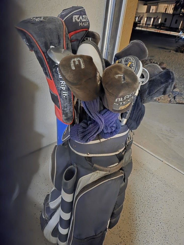 Golf Clubs And Bag