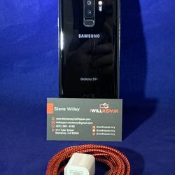 Samsung S9plus Black 64GB Unlocked $275