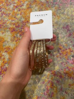 Gold PacSun bangles