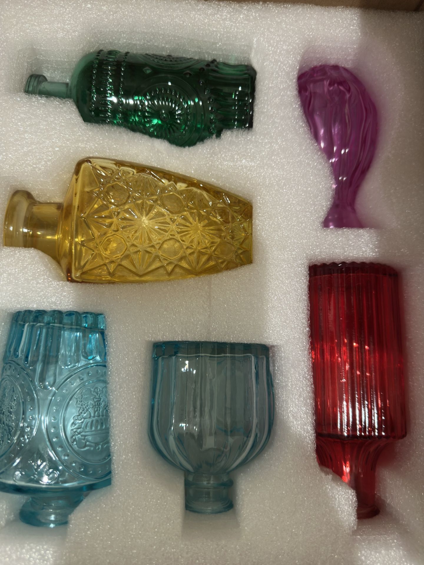 Party vases candles