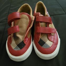 Kids Burberry Tennis Shoes Size 25
