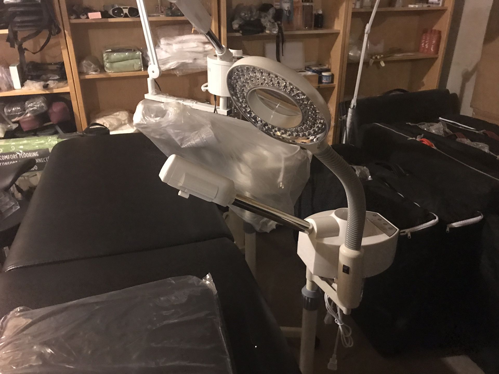 Facial ozone steamer and Maglamp