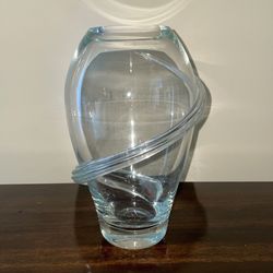 Crystal Swirl Vase