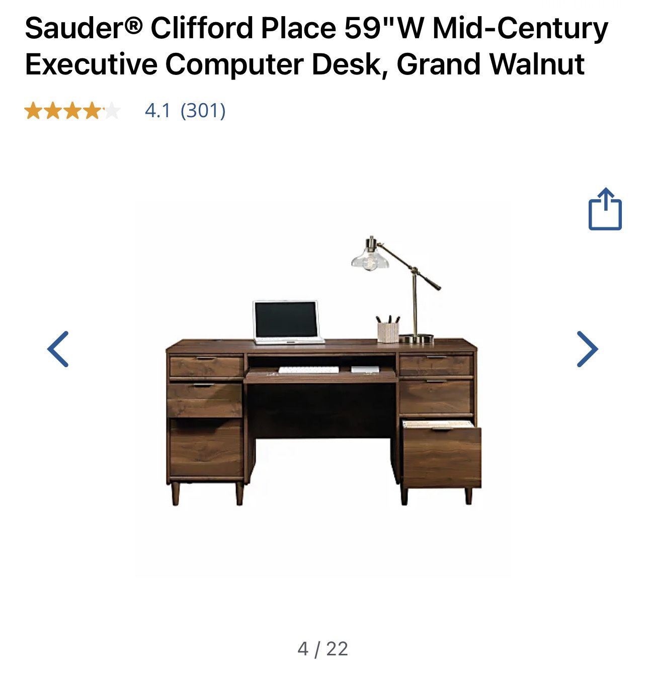 Almost Brand New Computer Desk & Office Chair