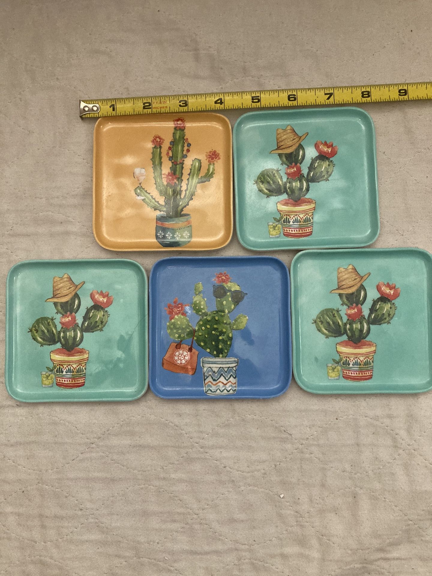 Pier One Cactus Coasters -
