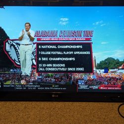42-inch LG LCD TV  $50.00