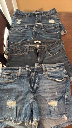 Women’s short size for five dollars for all four located in Riverside