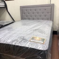 New Full Size Bed With New Mattress And Boxspring Included 