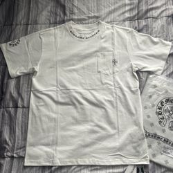 Chrome Hearts White T Shirt Size L