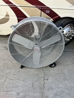 36 inch mobile industrial warehouse air circulator fan by UtiliTech