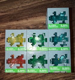 Minecraft Jelly Cubes - 7 Available