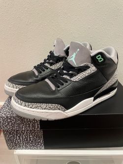 Jordan retro 3 Green Glow