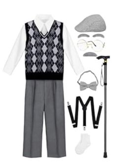 Old Man Costume For Boys