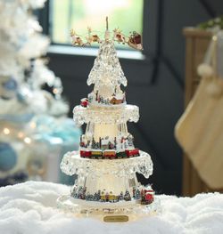 Cracker Barrel Exclusive Christmas 2026 Musical Christmas Tree With Train 🚂 🌲