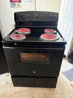 GE ELECTRIC STOVE WORKS GREAT FULLY FUNCTIONAL ESTUFA ELÉCTRICA BUENA