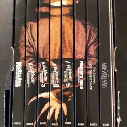 A Nightmare on Elm Street – Complete 7-Film Box Set + TV Series + Booklet + 3D Glasses (Like New)