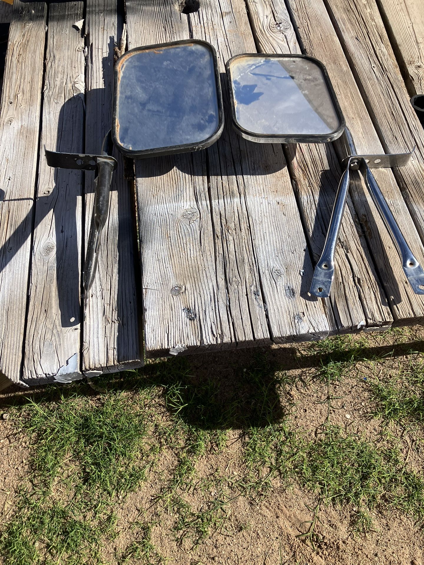 Oem  Style Square Body Tow Mirrors