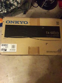 Home theater receiver onkyo tx sr 313
