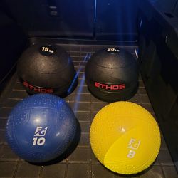 Four Medicine (Slam) Balls FOR Sale