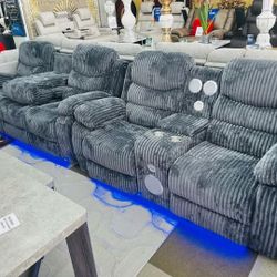 $10 Down Finance Power Reclining Sofa Loveseat Sectional Couch Sleeper Bedroom Set Queen Bed King Bed Mattress Dining Table Bunk Bed Vanity Set 