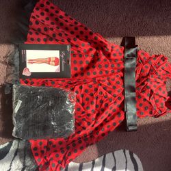 Halloween’s Coming!  Pinup Polka Dot Rockabilly Halter Costume.