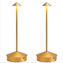EJQ Cordless LED Table Lamp, Portable Rechargeable Table Light with 6000mAh Battery, Touch Control, 3 Color Modes & Stepless Dimming, Battery-Operated