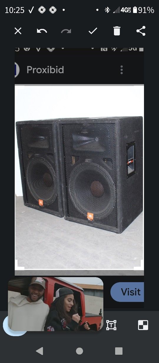 JBL sf 15's