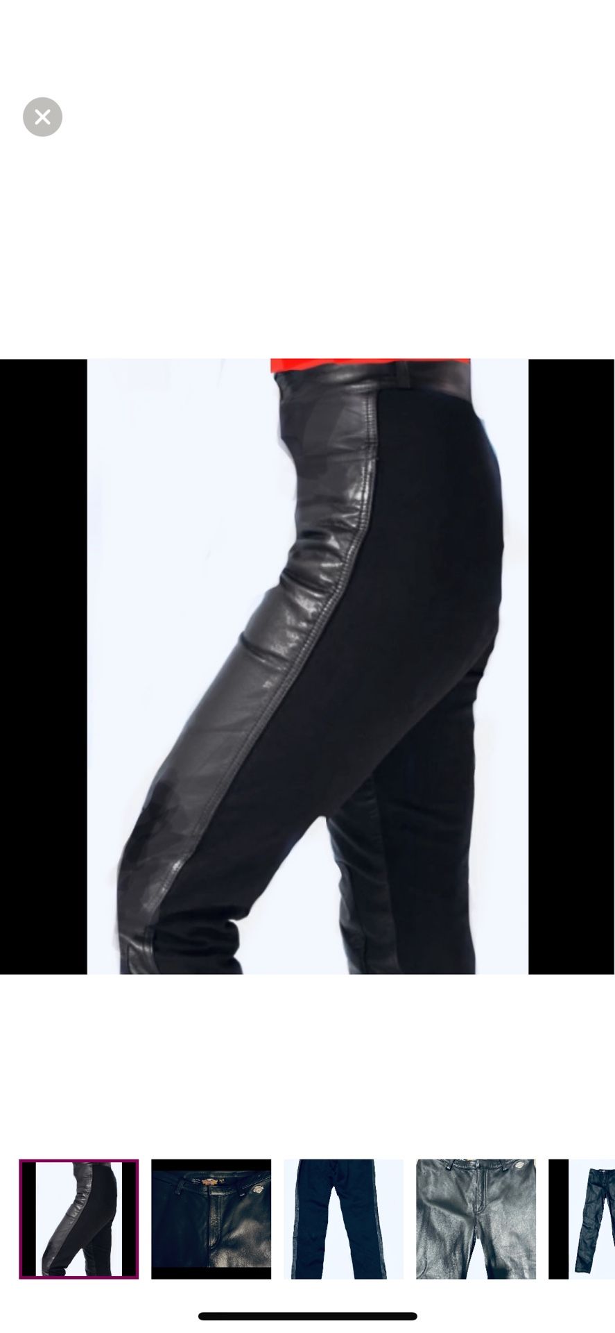 ladies Harley Davidson leather moto pants
