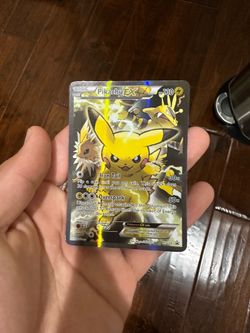 Pikachu ex full art xy124 black star promo