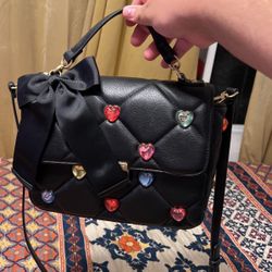 Betsey johnson sale candy heart luggage