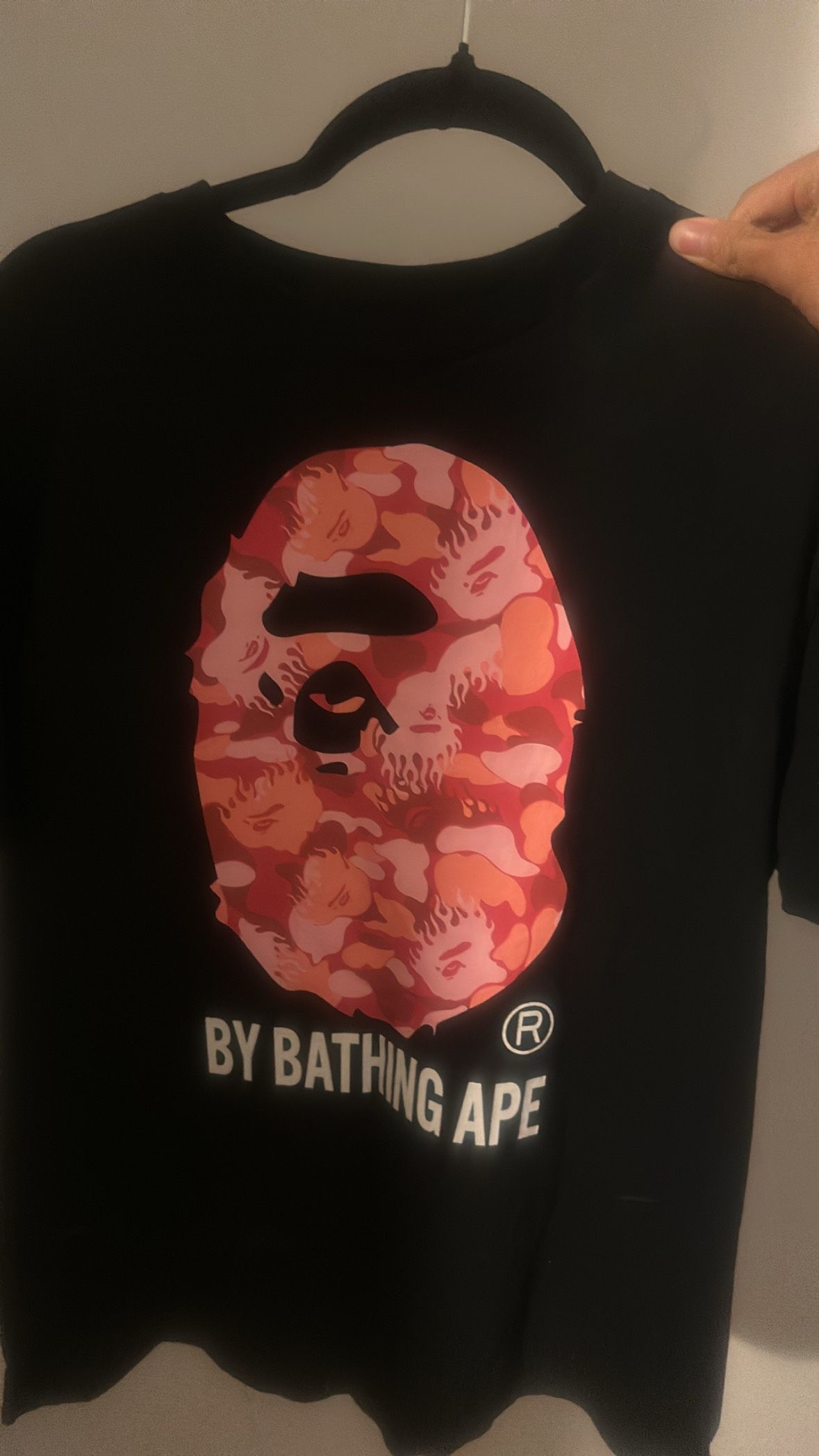 Bape Ape Shirt Pink