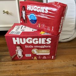Huggies Newborn and size 1