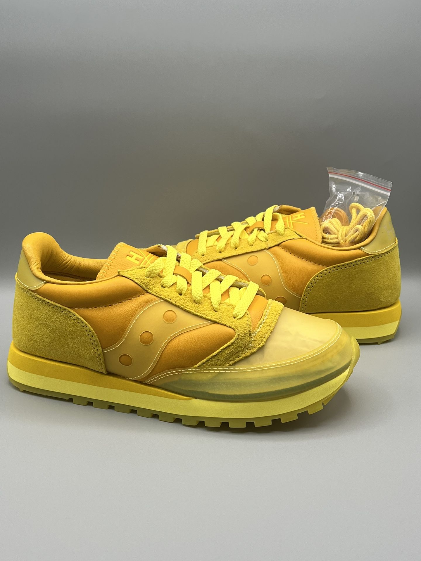 Saucony Jazz x Trinidad James x Hommewrk Yellow Shoes Men display picture 2