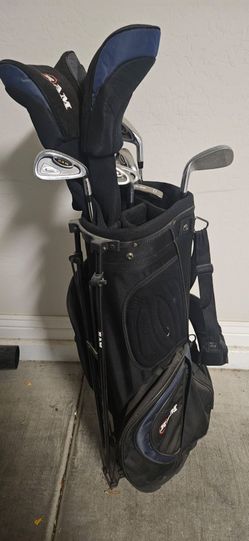 Golf bag and clubs
