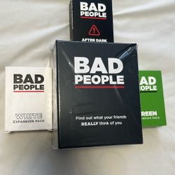Bad People Party Game