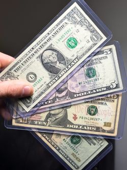 Wow 😮!  Rare U.S. Star Note Collection – $1, $5, $10 & $20 Replacement Notes !