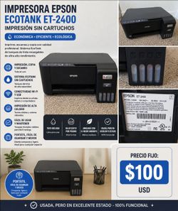 Epson EcoTank ET-2400 Printer